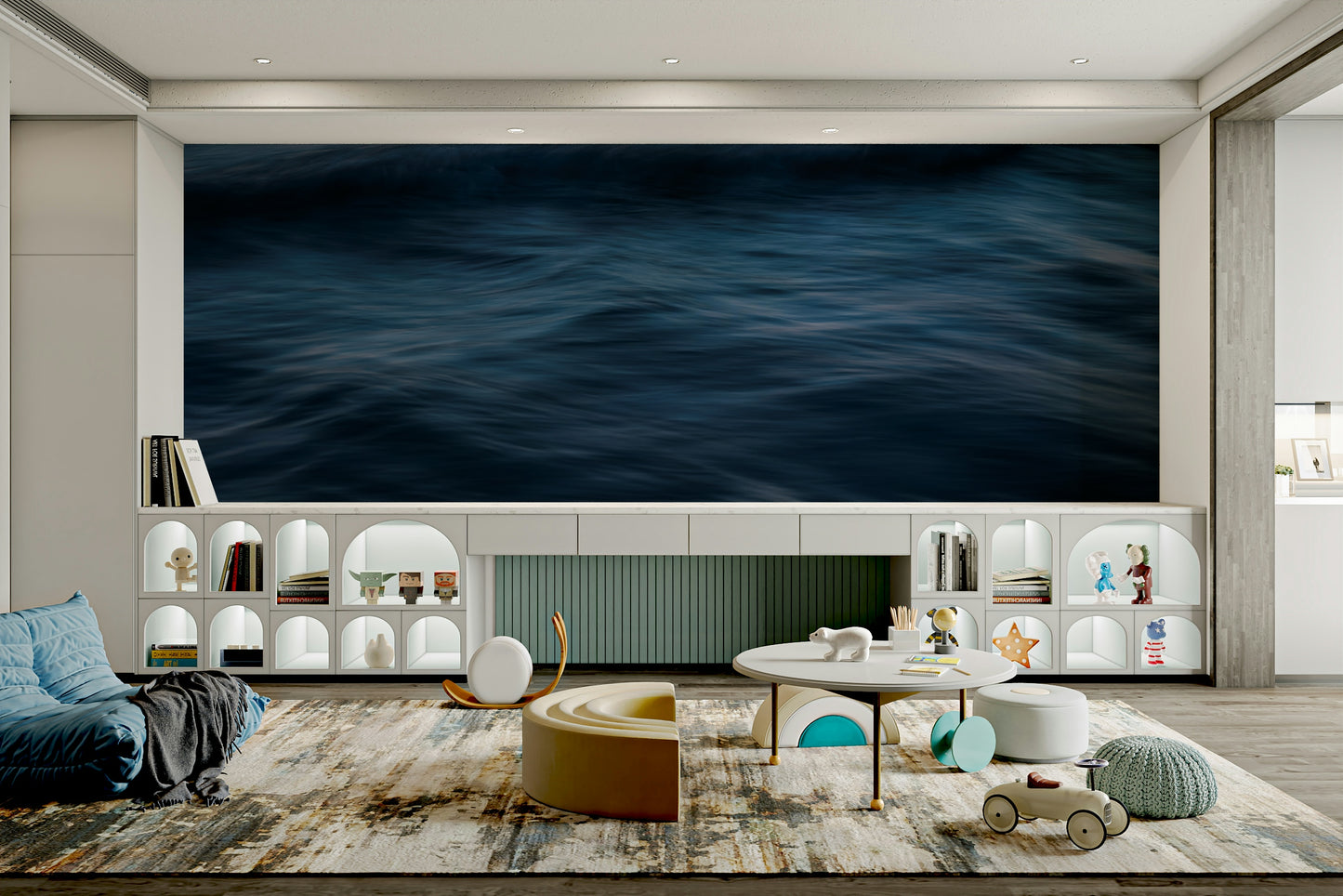 The Uniqueness of Waves XXXV Wall Mural