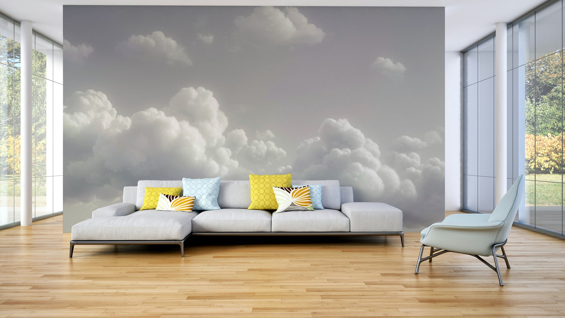 cloud dancer wall murals