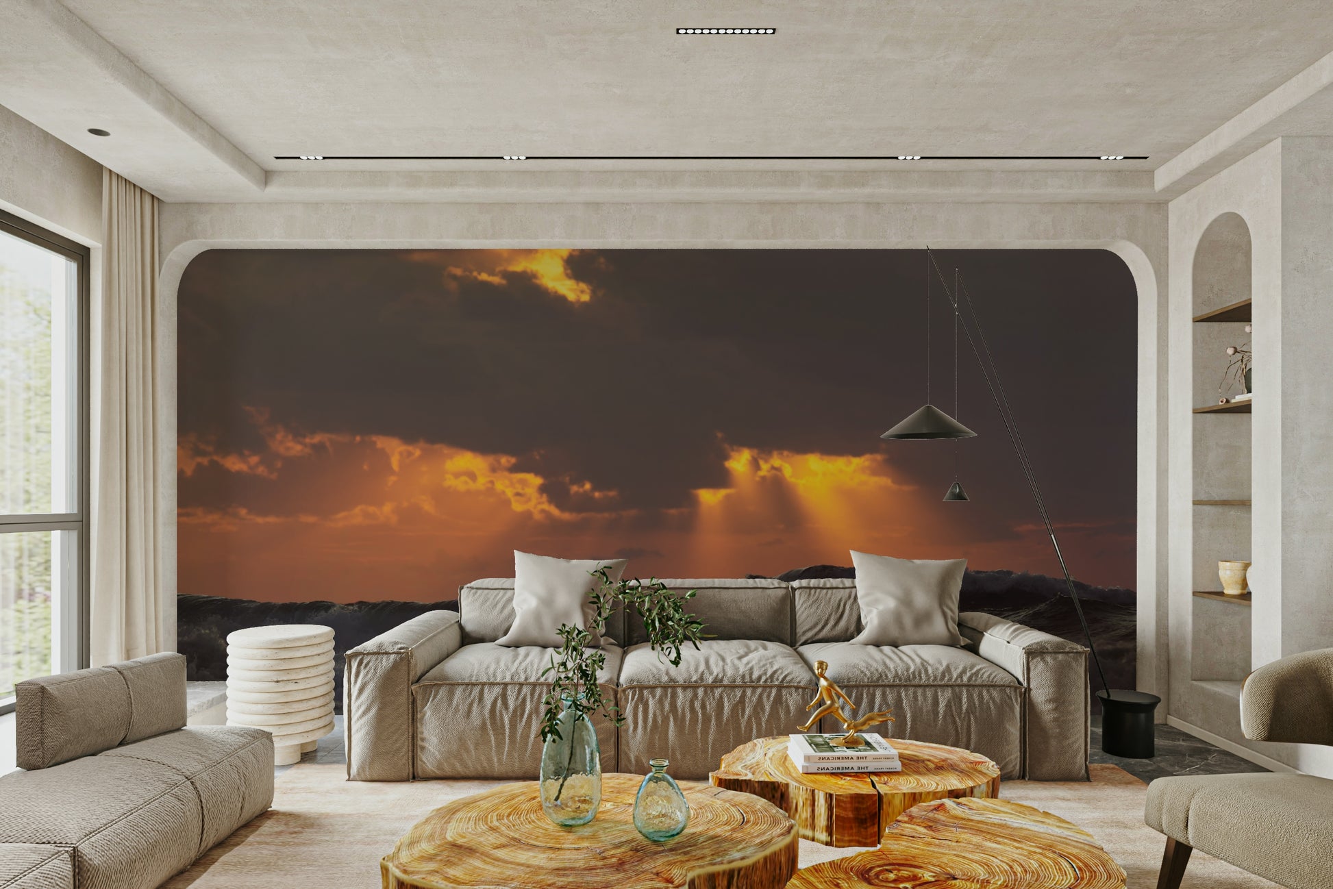 A classic abstract art wallpaper for walls.

