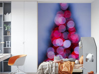 An artistic travel theme mural for home decor.

