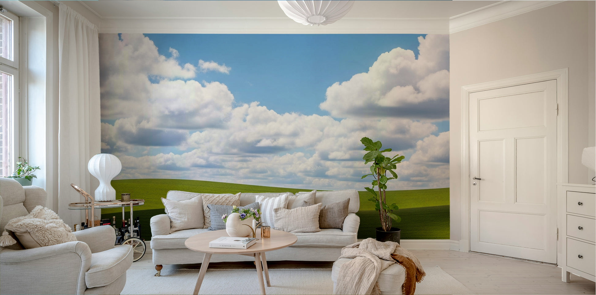 A classic natural theme wallpaper for walls.

