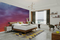 An artistic nature inspired mural for home decor.

