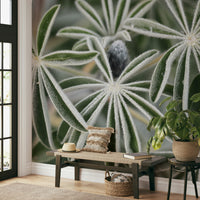 A contemplative flower field wallpaper mural for a feature wall.

