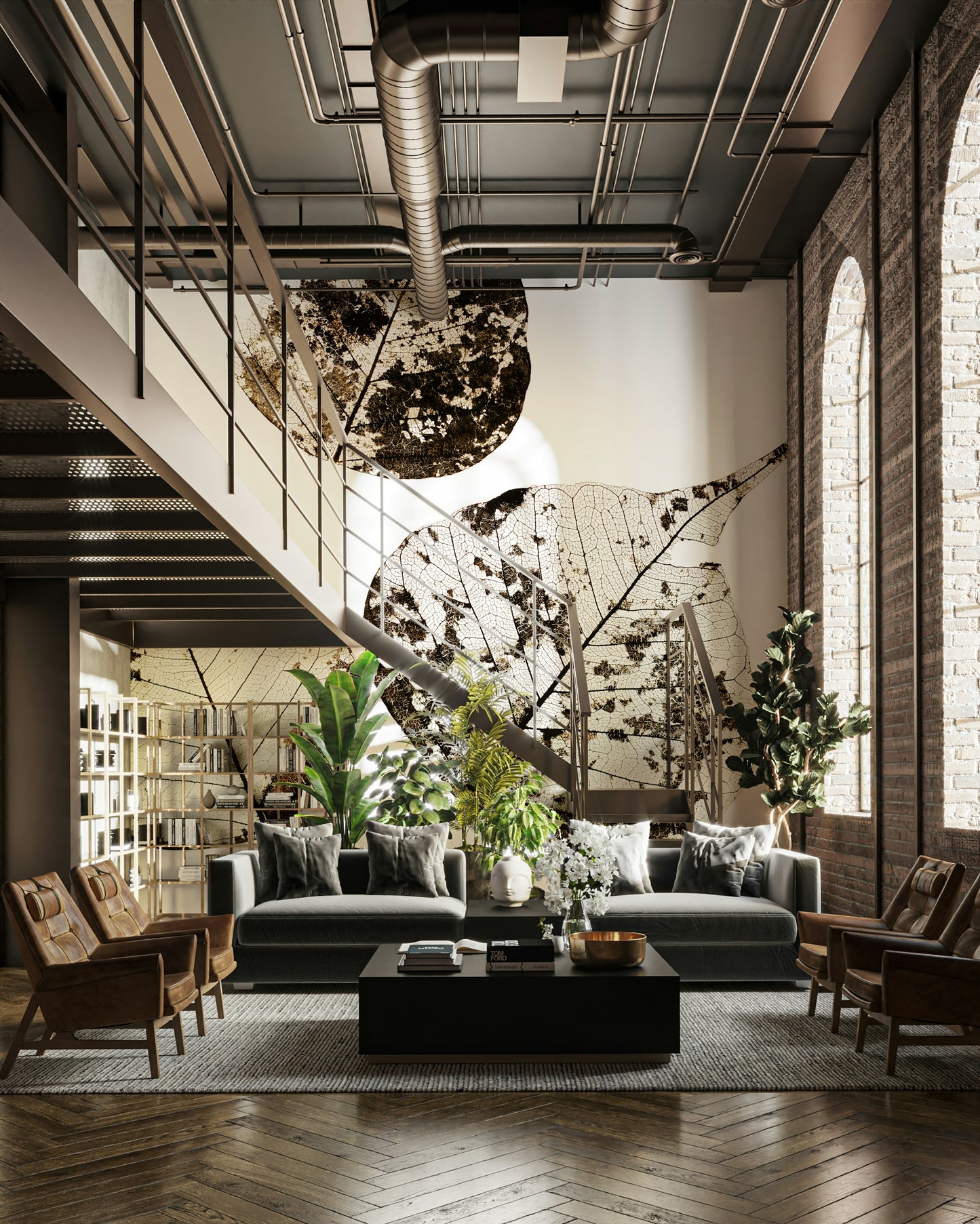 Fallen Leaves #0 Wall Mural