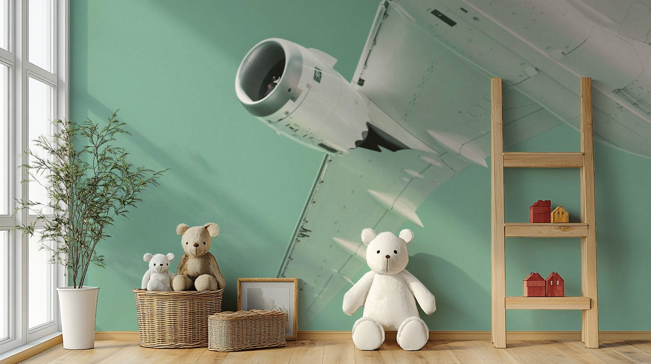 Overhead X Wall Mural