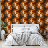 A classic geometric wallpaper for walls.


