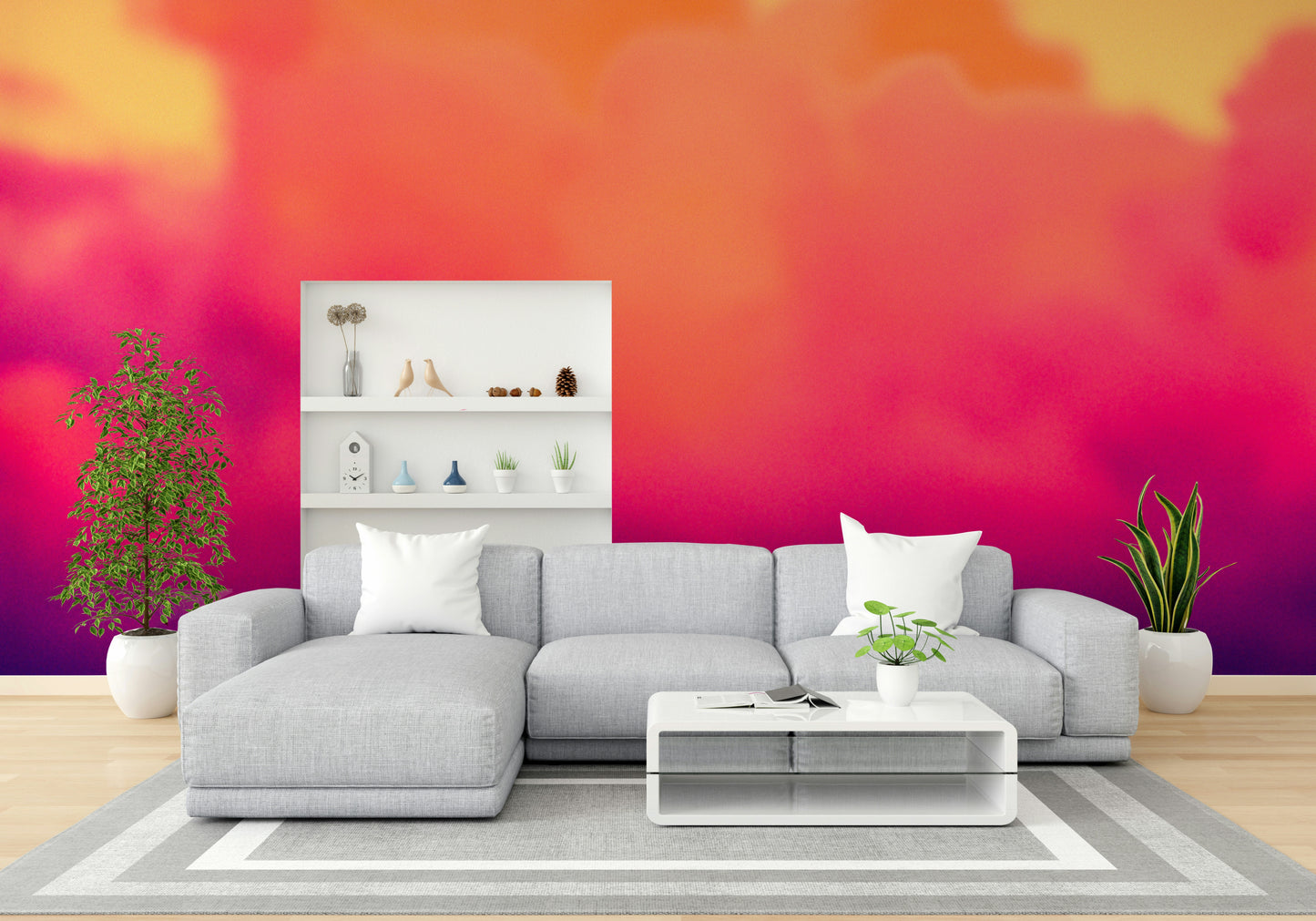 Clouds I A Wall Mural