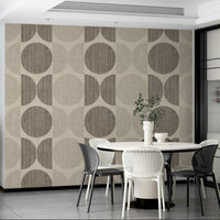 A contemplative modern design wallpaper mural for a feature wall.

