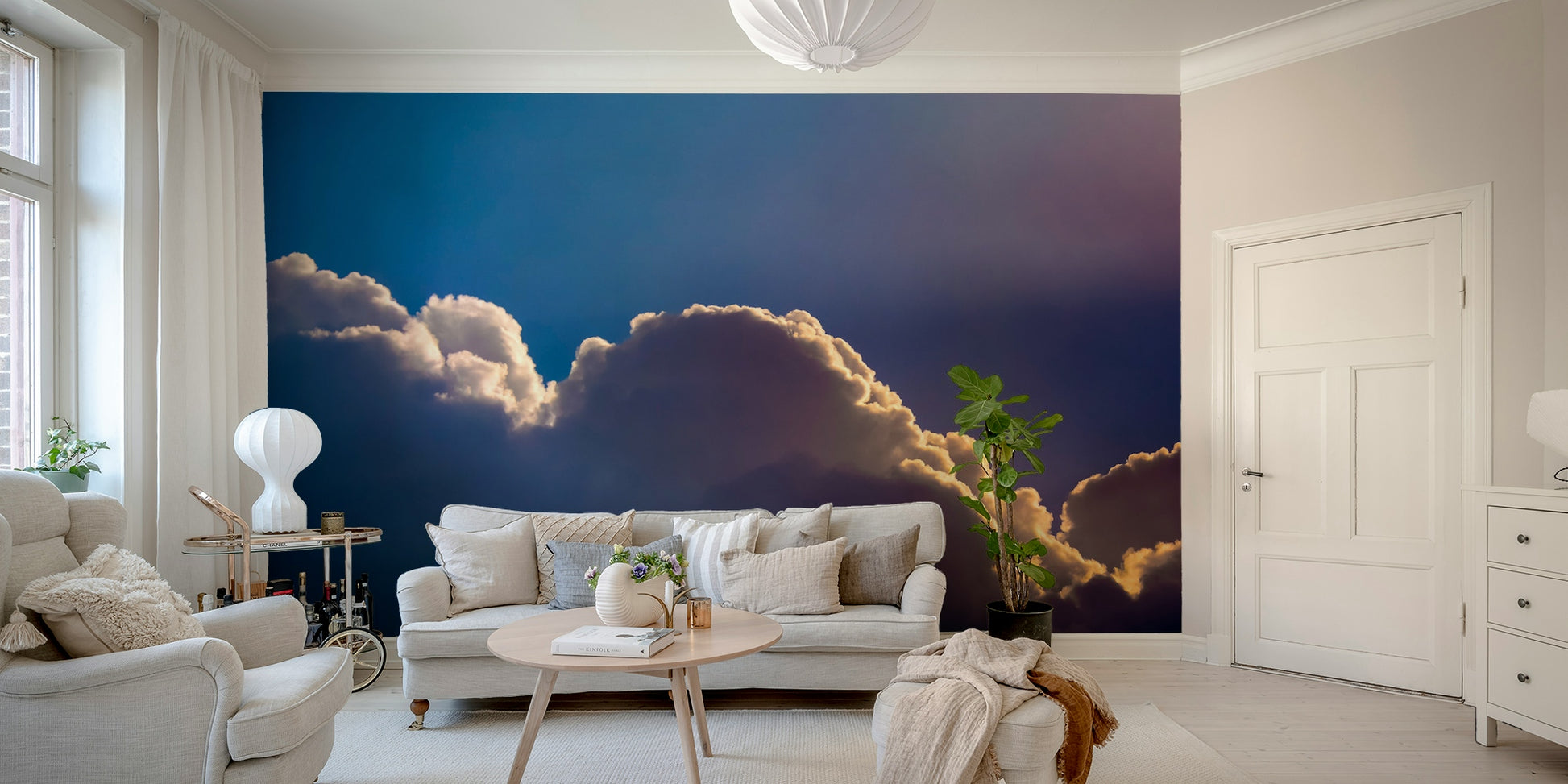 A tranquil early morning wall mural for your decor.

