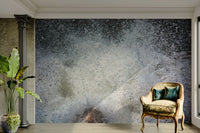 A contemplative exploding design wallpaper mural for a feature wall.


