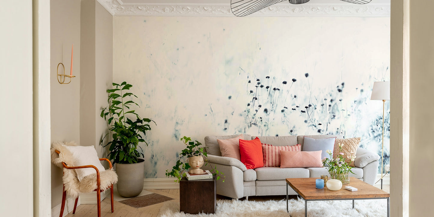 Syrian thistle Wall Mural