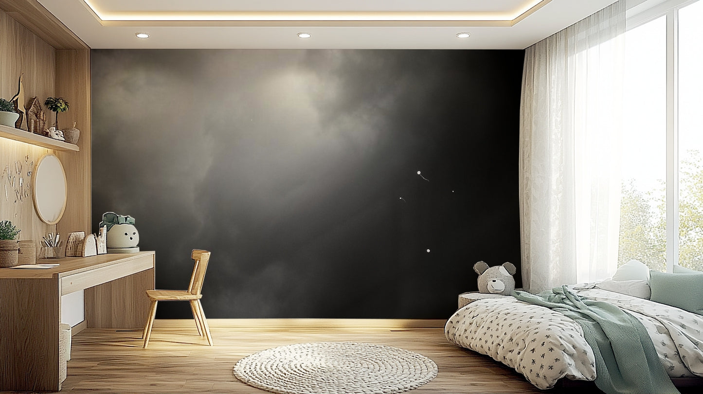 Four balloons and another one Wall Mural