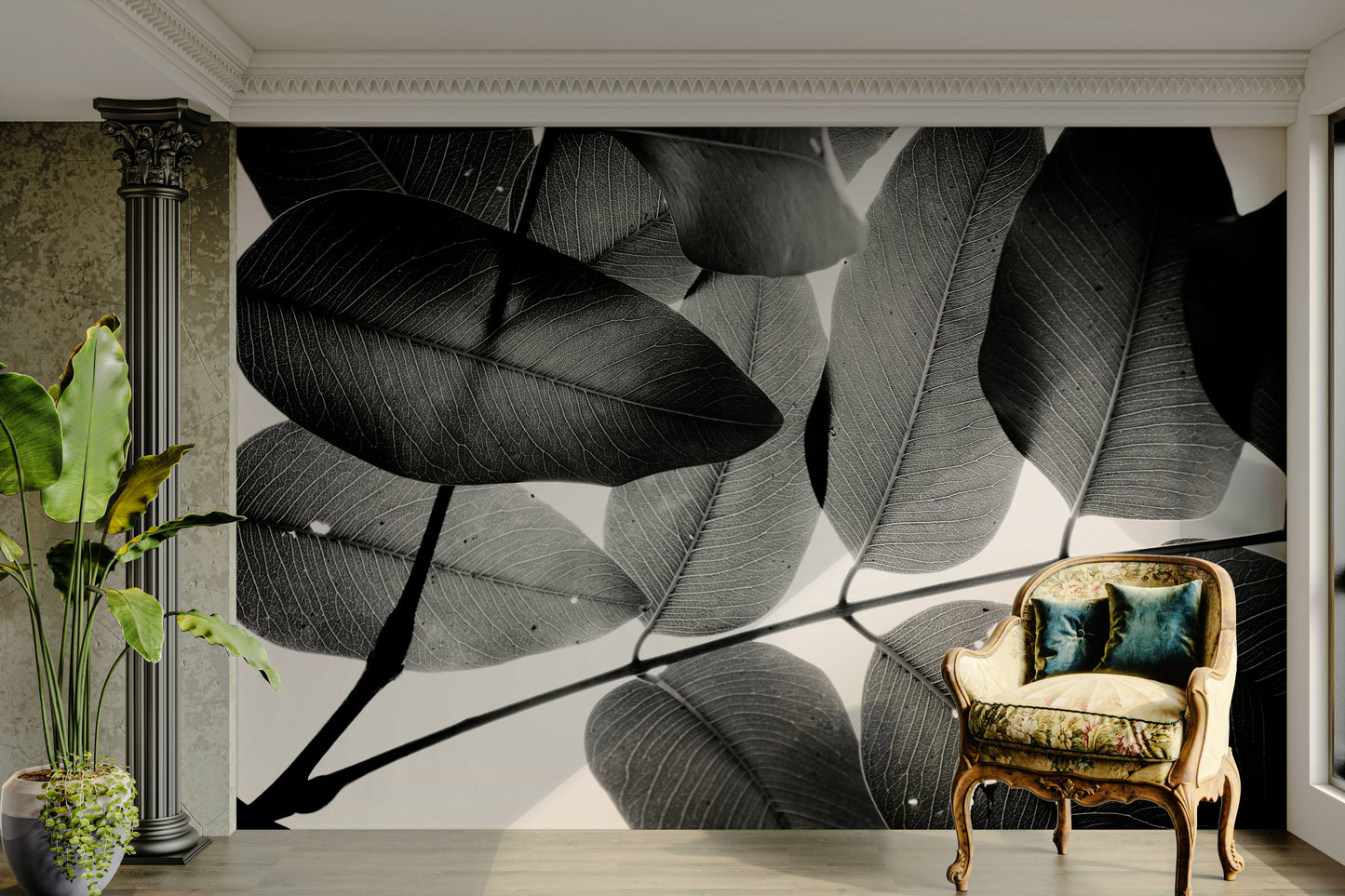 Branches and Leaves, 2016, 3 Wall Mural