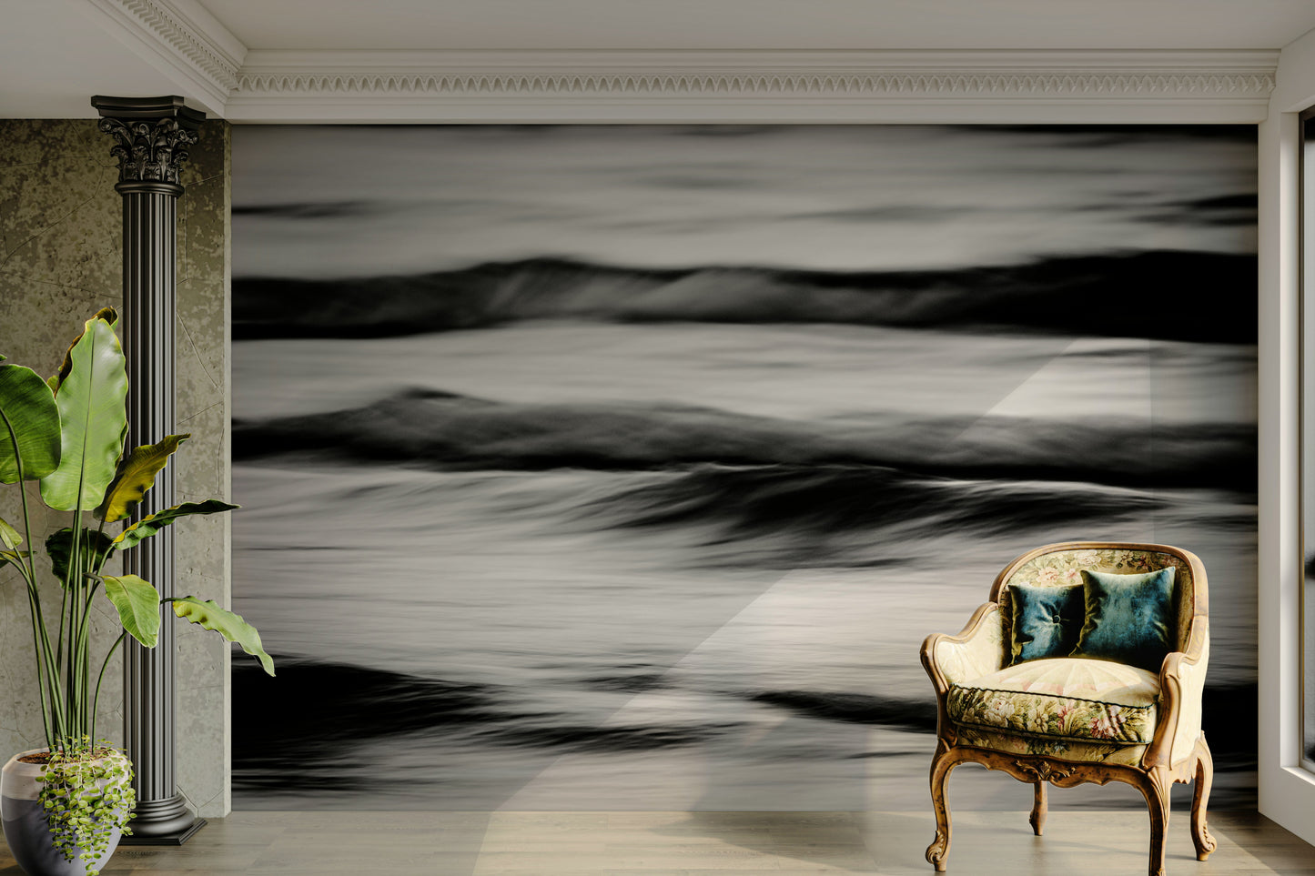 Waves II Wall Mural
