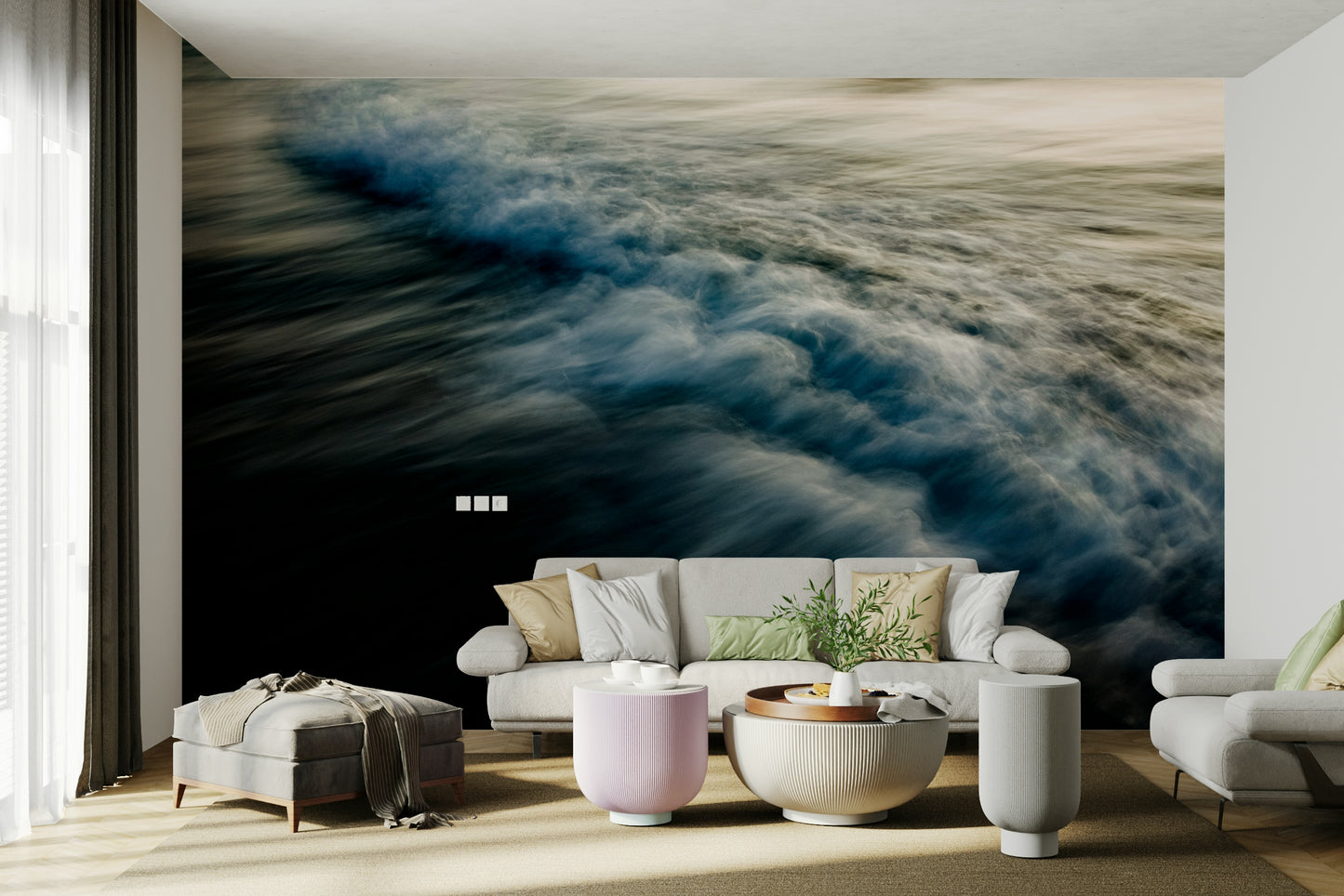 The Uniqueness of Waves XLVI Wall Mural