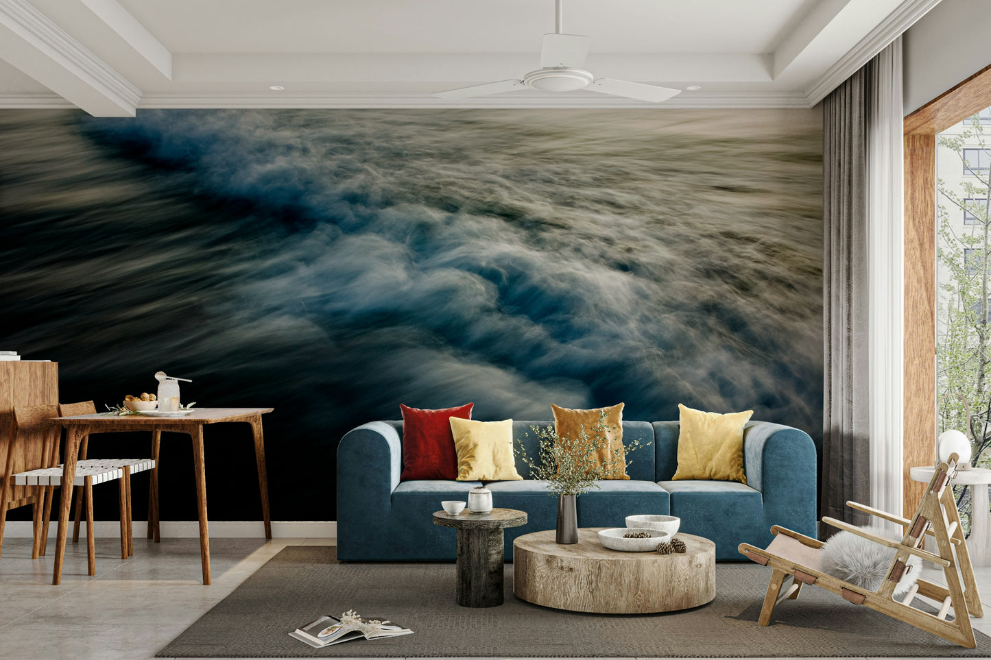 The Uniqueness of Waves XLVI Wall Mural