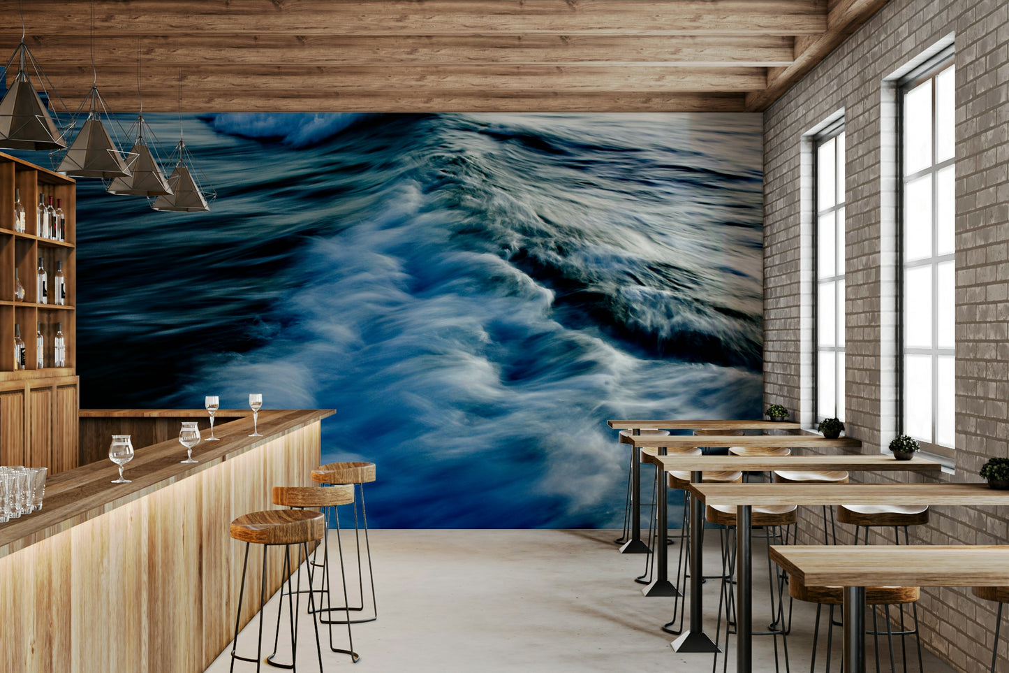 The Uniqueness of Waves XLV Wall Mural