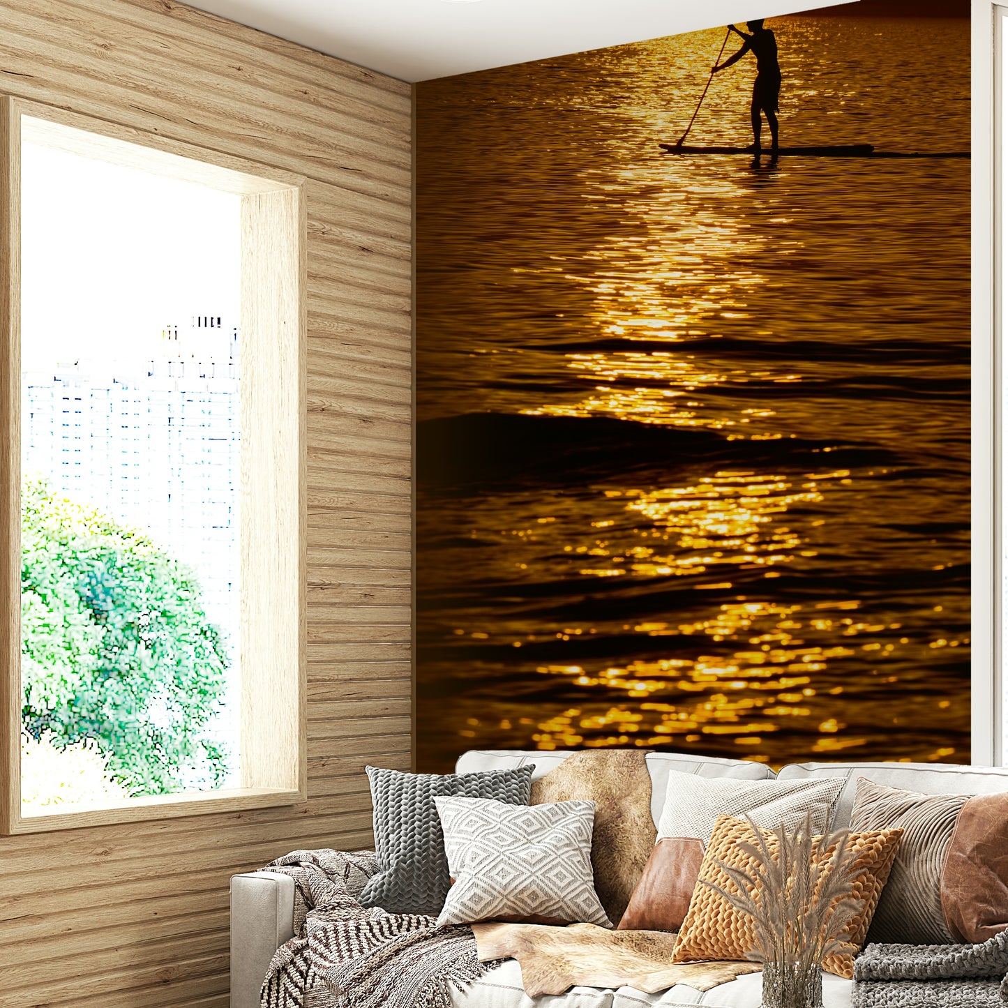Mediterranean sunset II Wall Mural