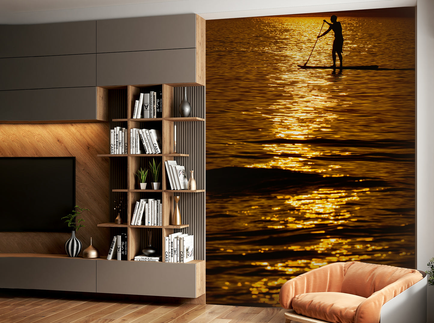 Mediterranean sunset II Wall Mural