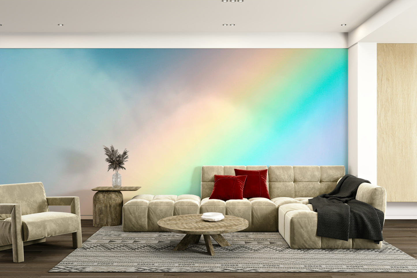 Rainbow Wall Mural