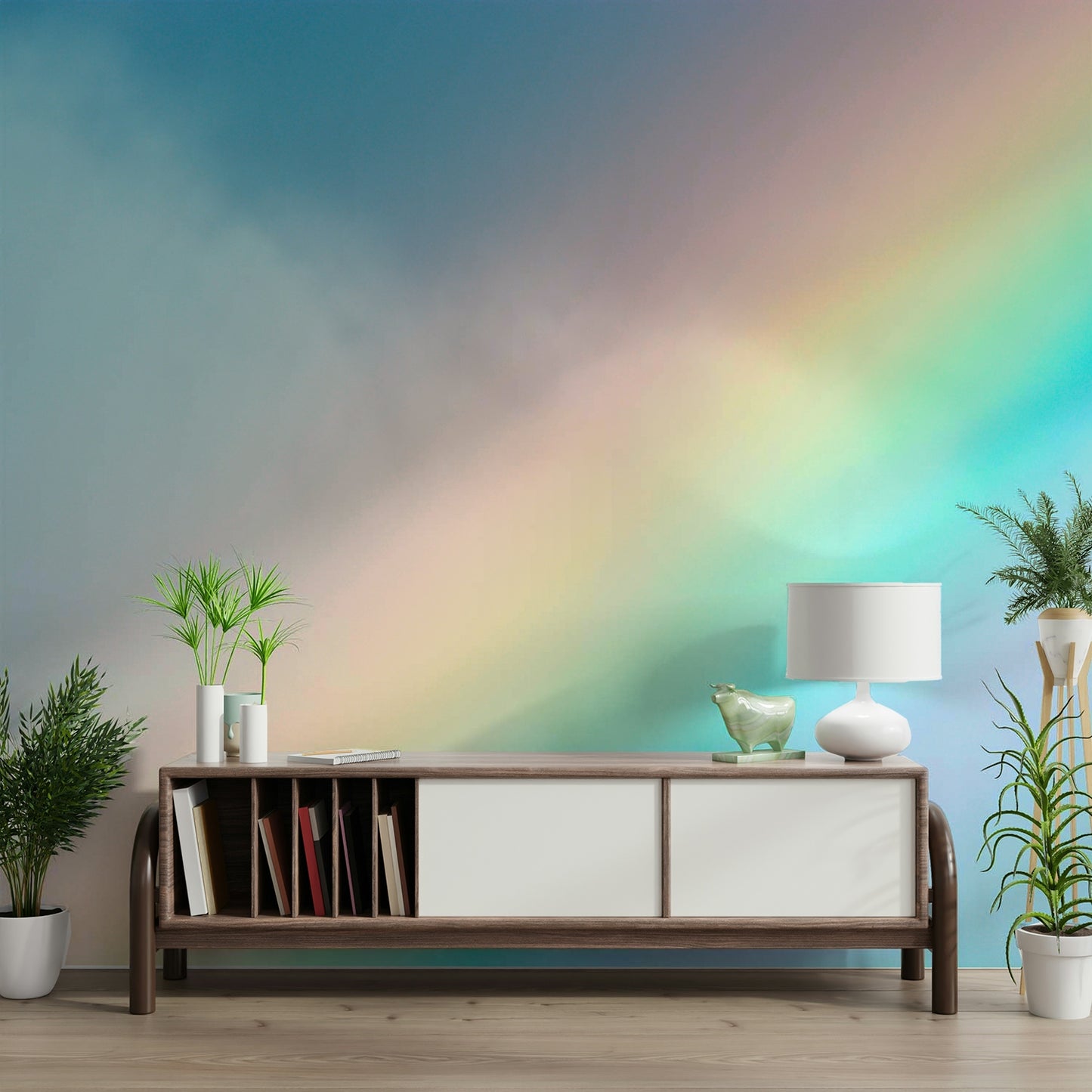 Rainbow Wall Mural