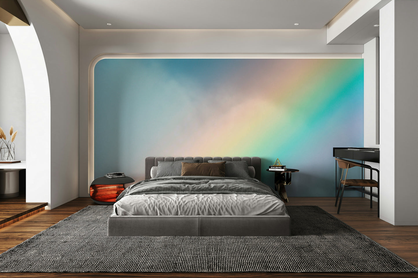 Rainbow Wall Mural