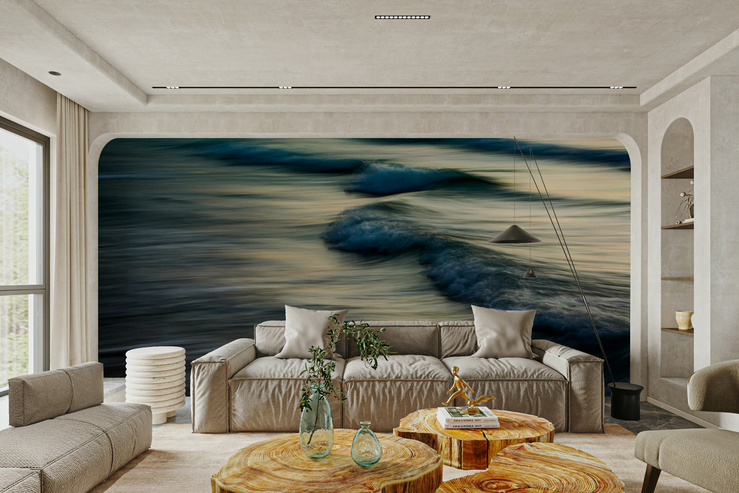 Waves I Wall Mural