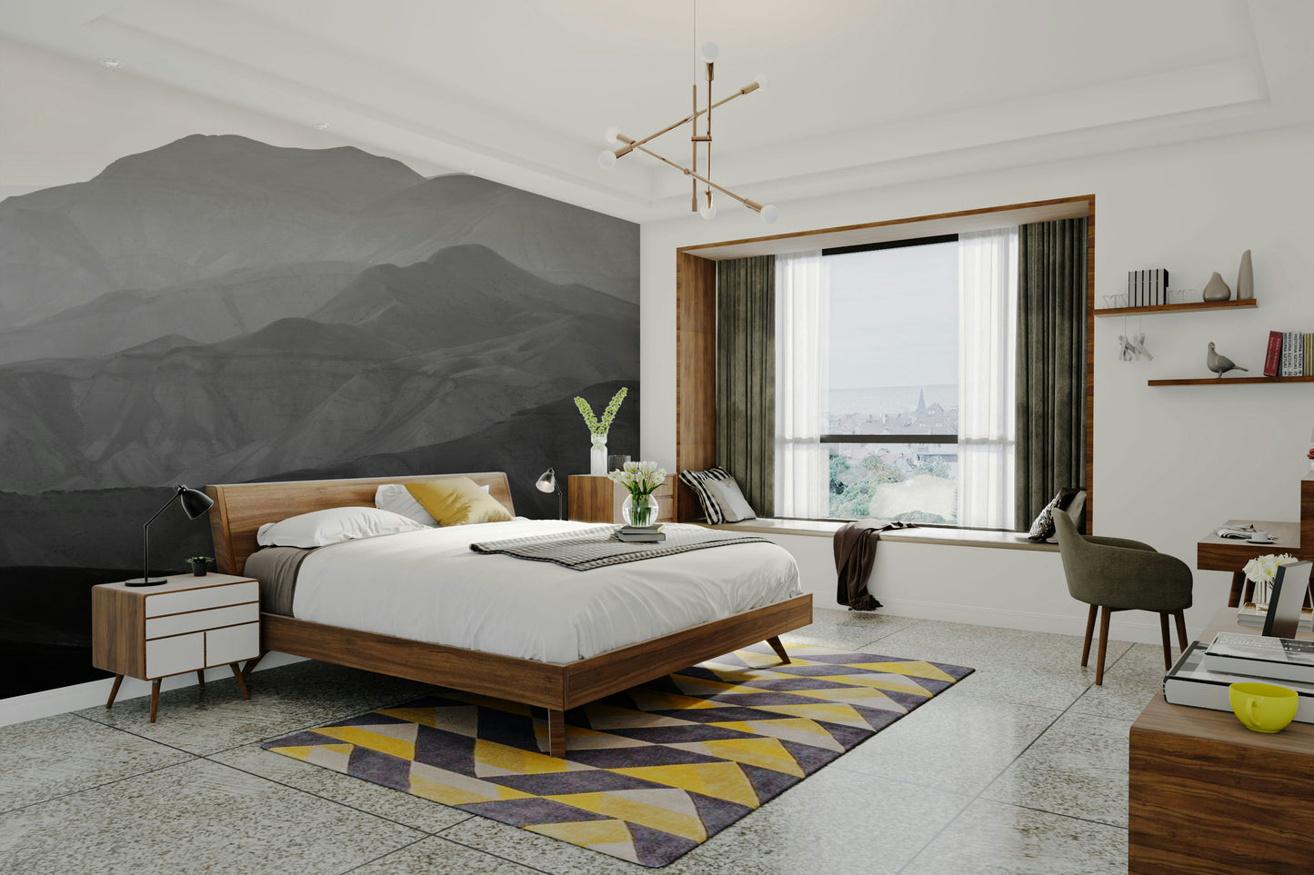 Mountains of the Judean Desert 10 Wall Mural