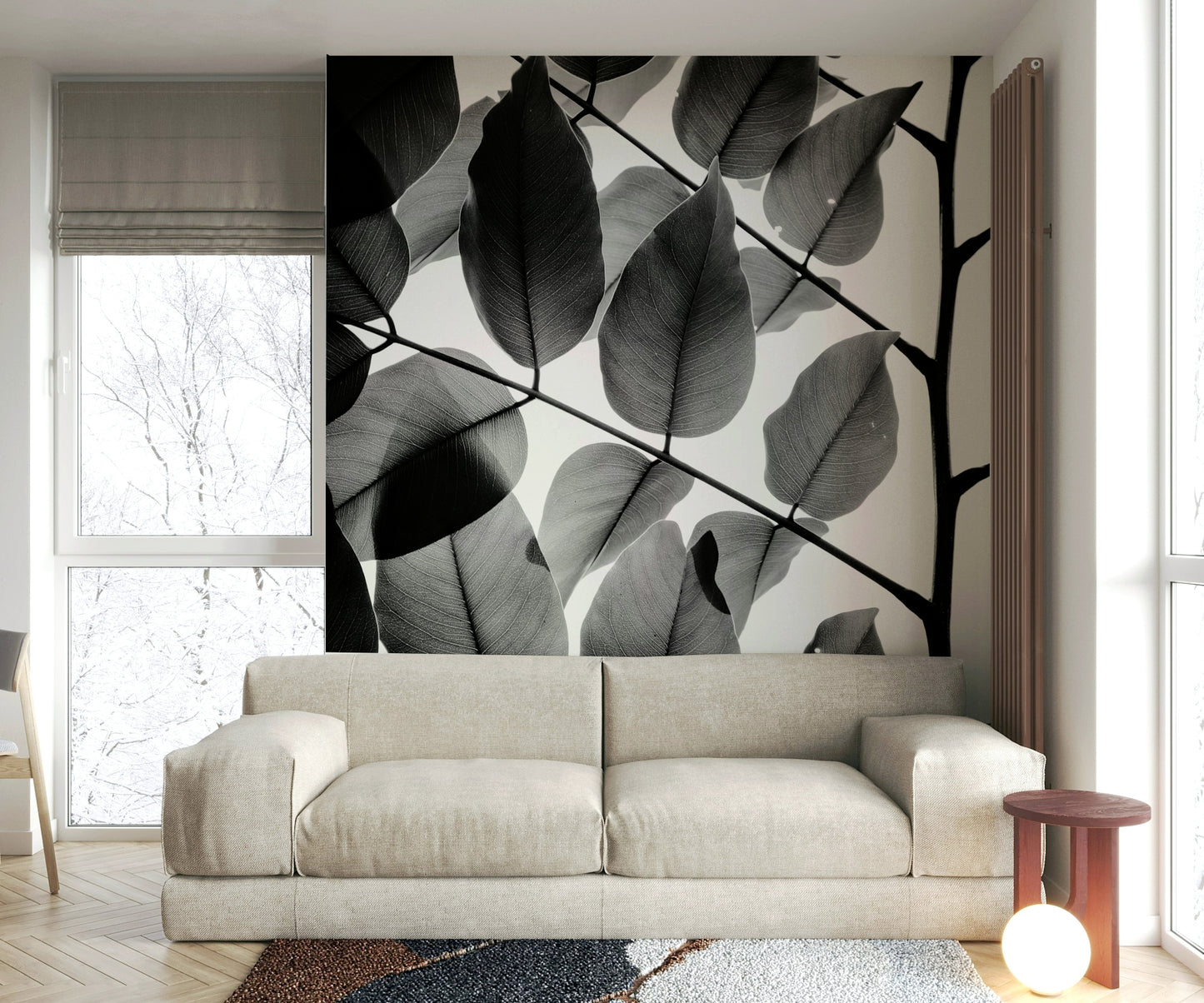 Branches and Leaves II Wall Mural