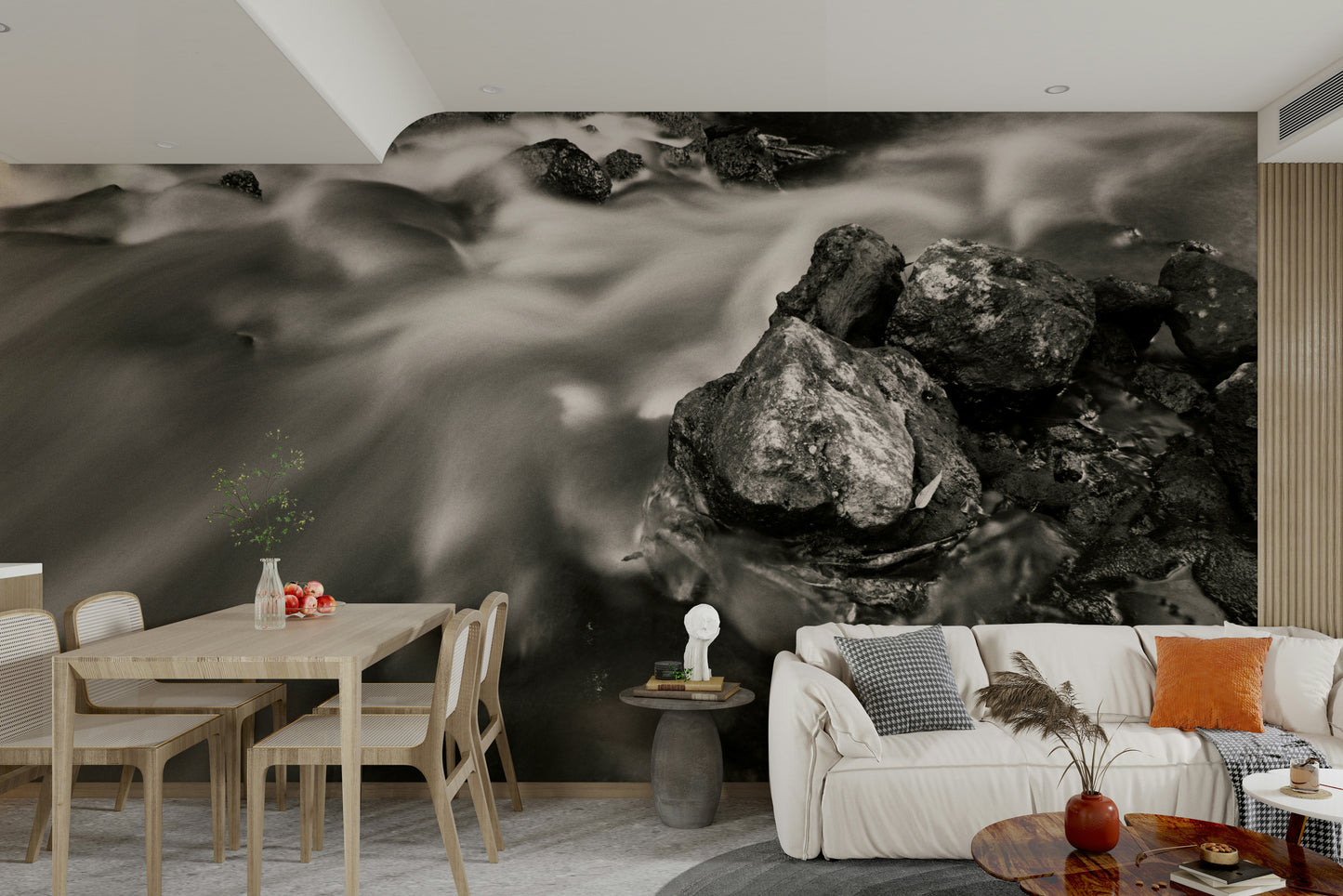 The Stream Wall Mural