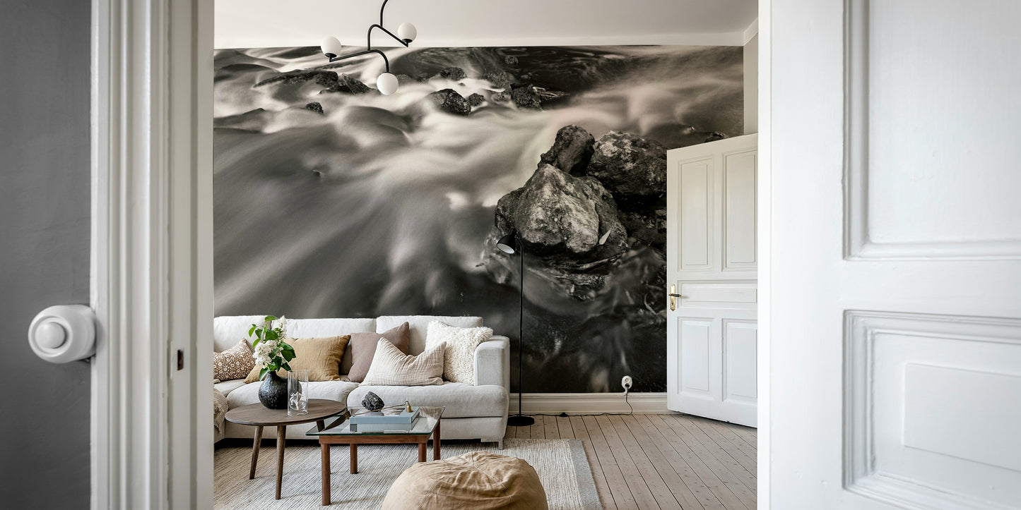 The Stream Wall Mural