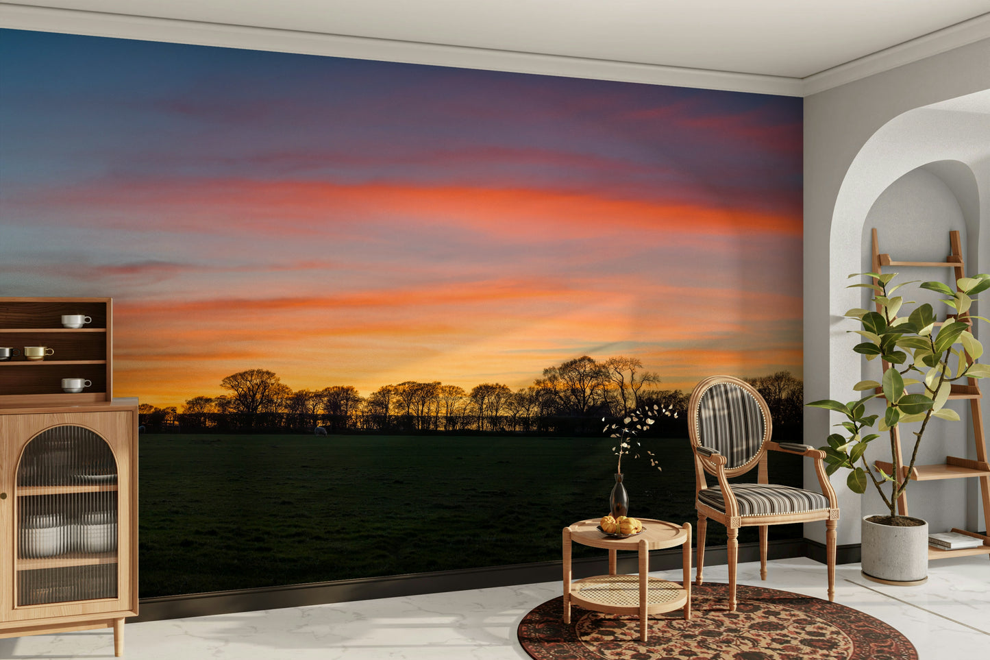 Serenity in Shadows Wall Mural