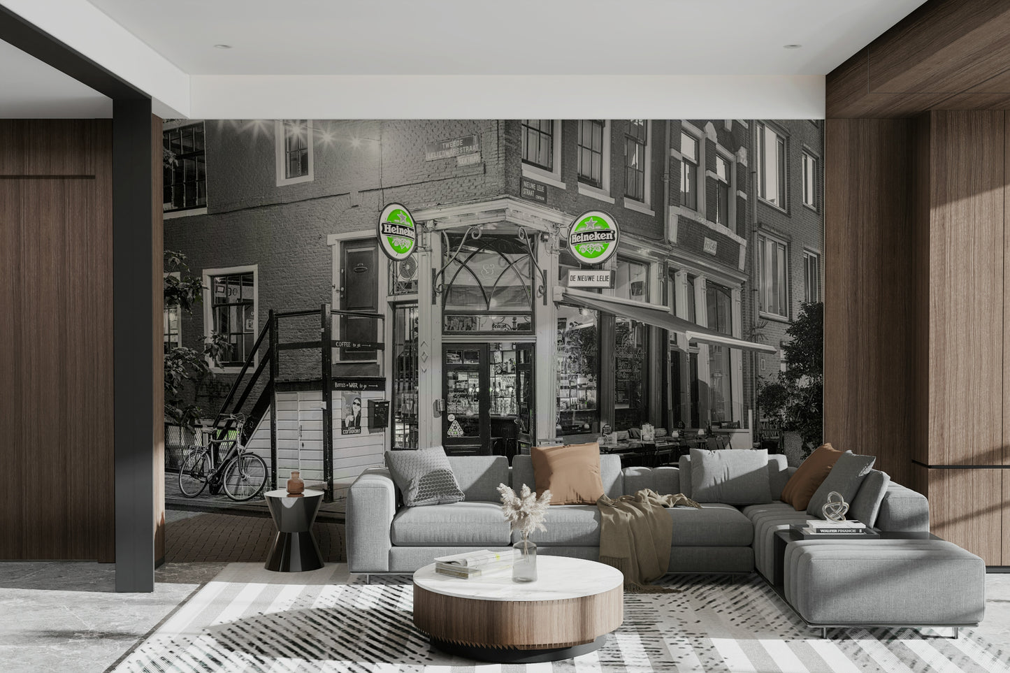 Amsterdam Cafe Wall Mural