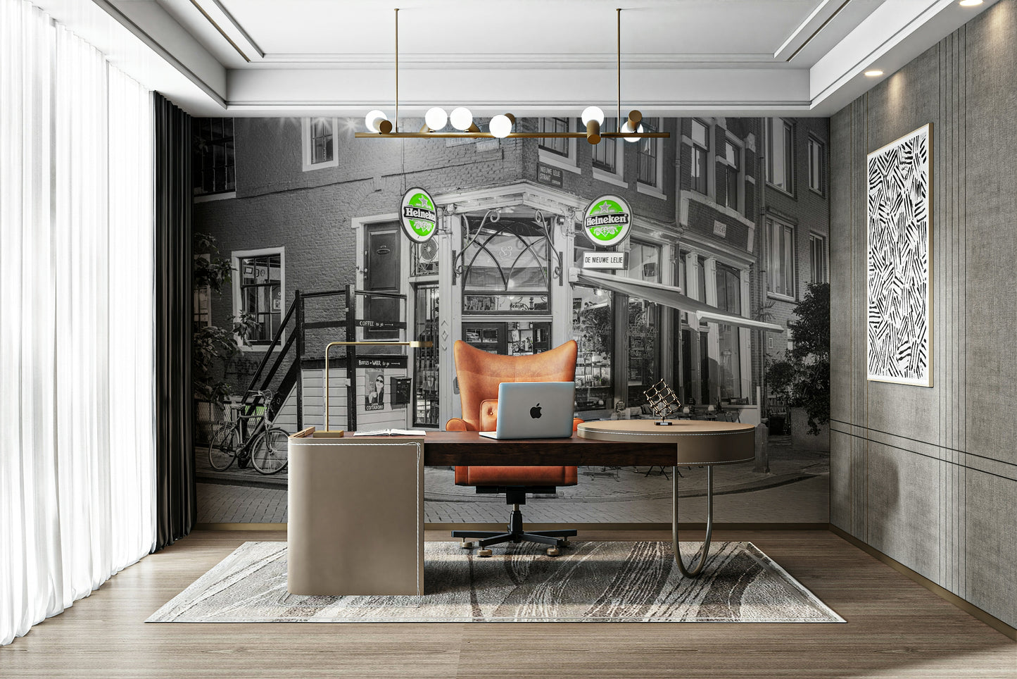 Amsterdam Cafe Wall Mural