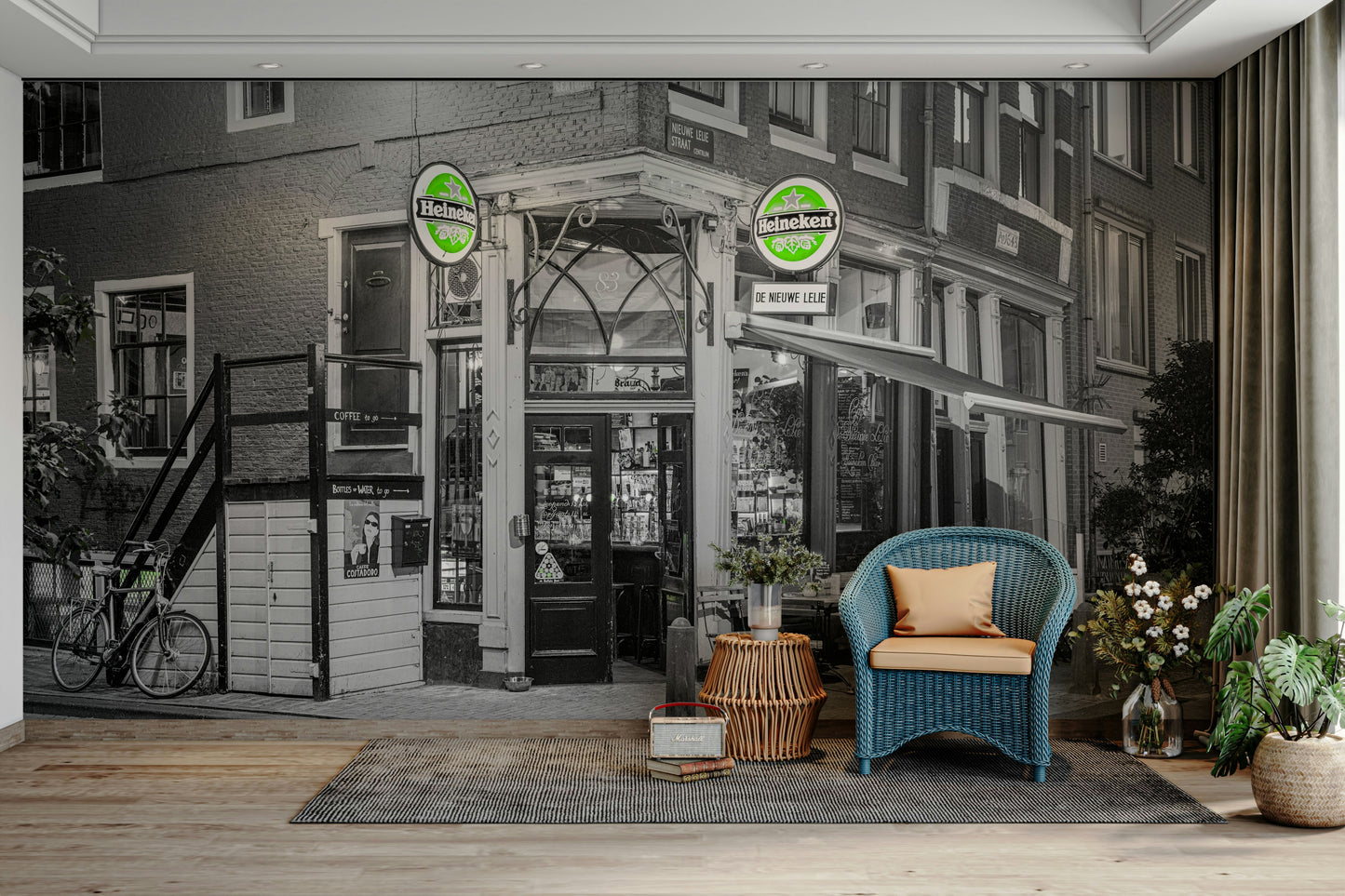 Amsterdam Cafe Wall Mural