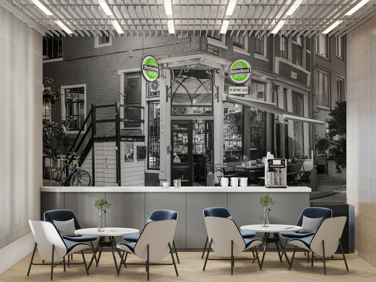 Amsterdam Cafe Wall Mural