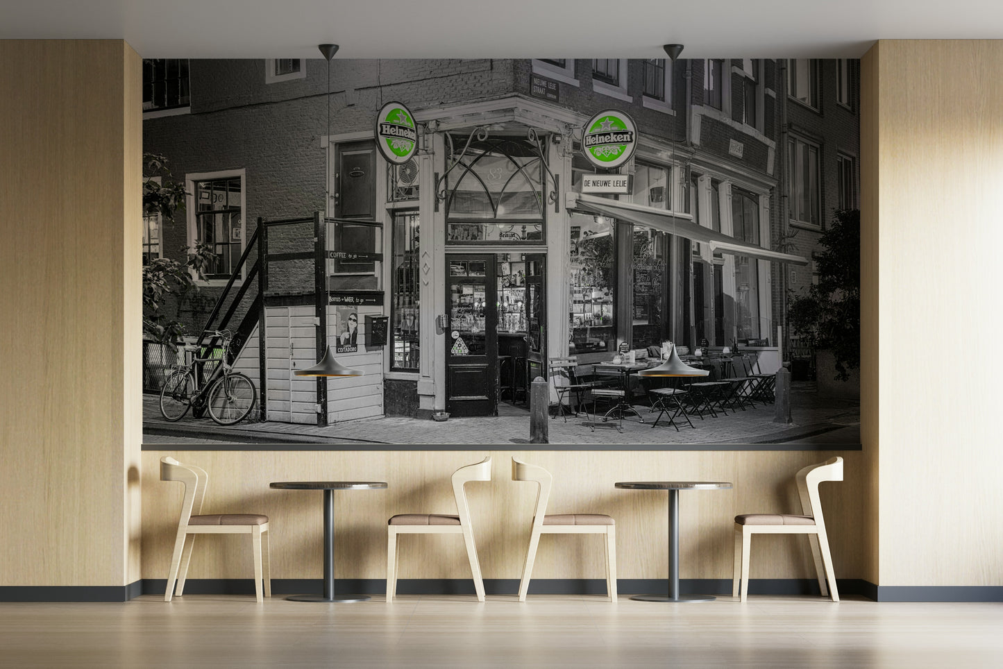 Amsterdam Cafe Wall Mural