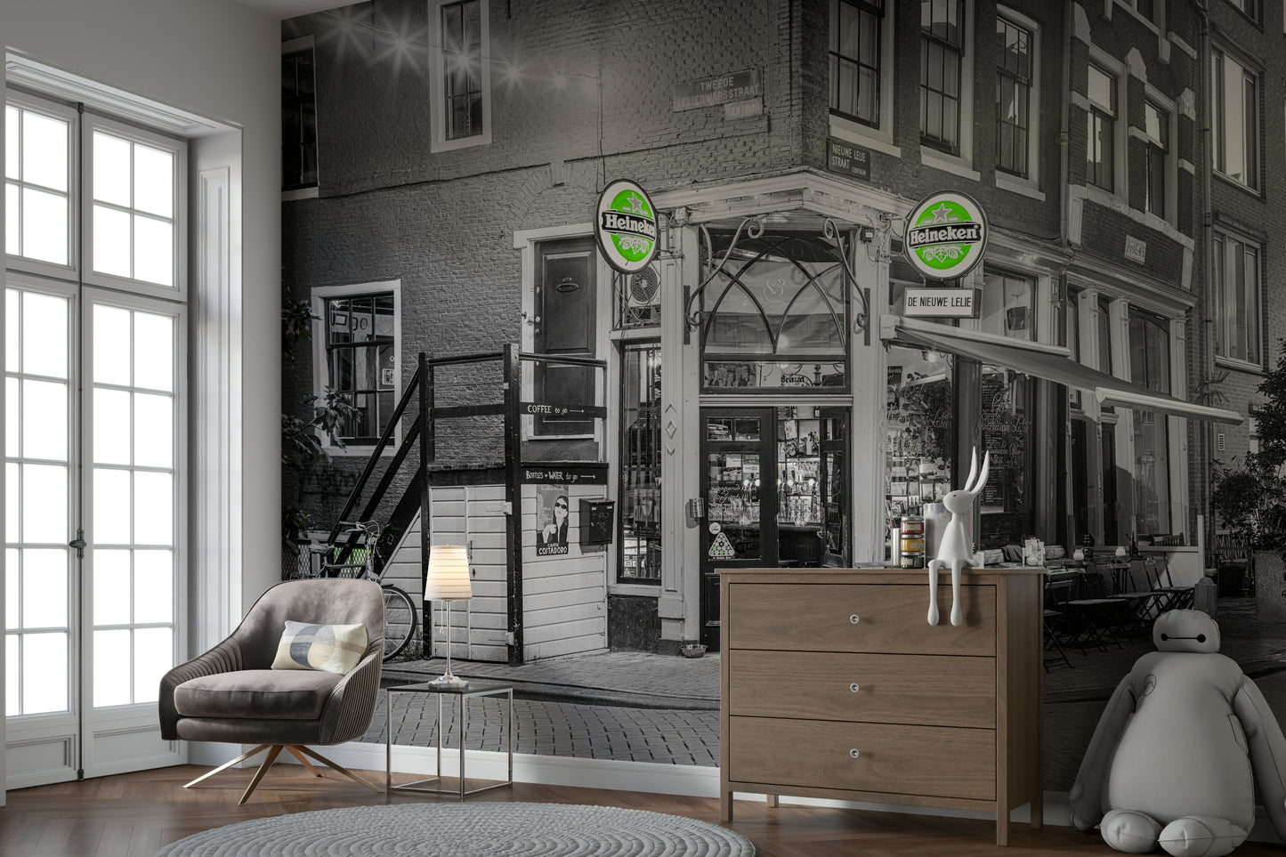 Amsterdam Cafe Wall Mural