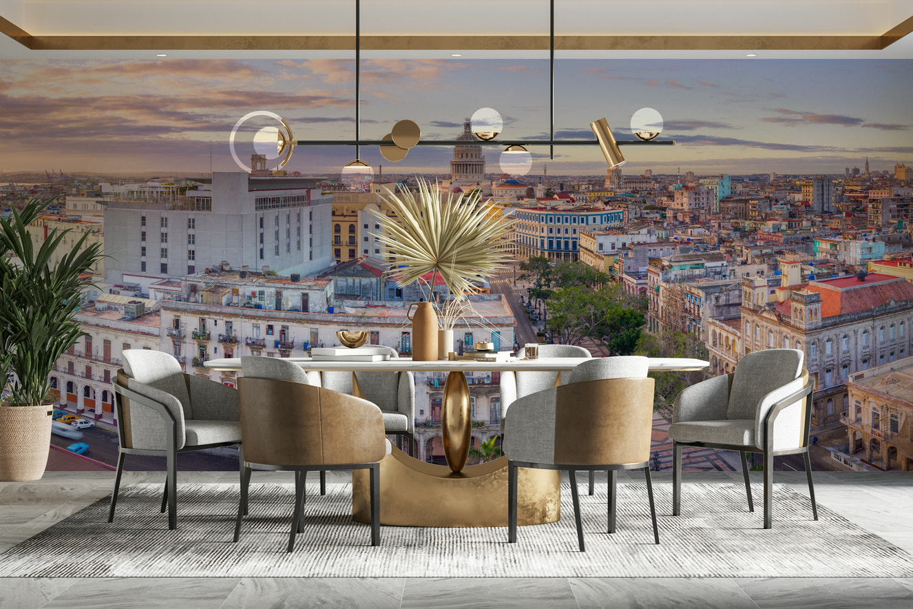 Havana’s Aerial Beauty Wall Mural