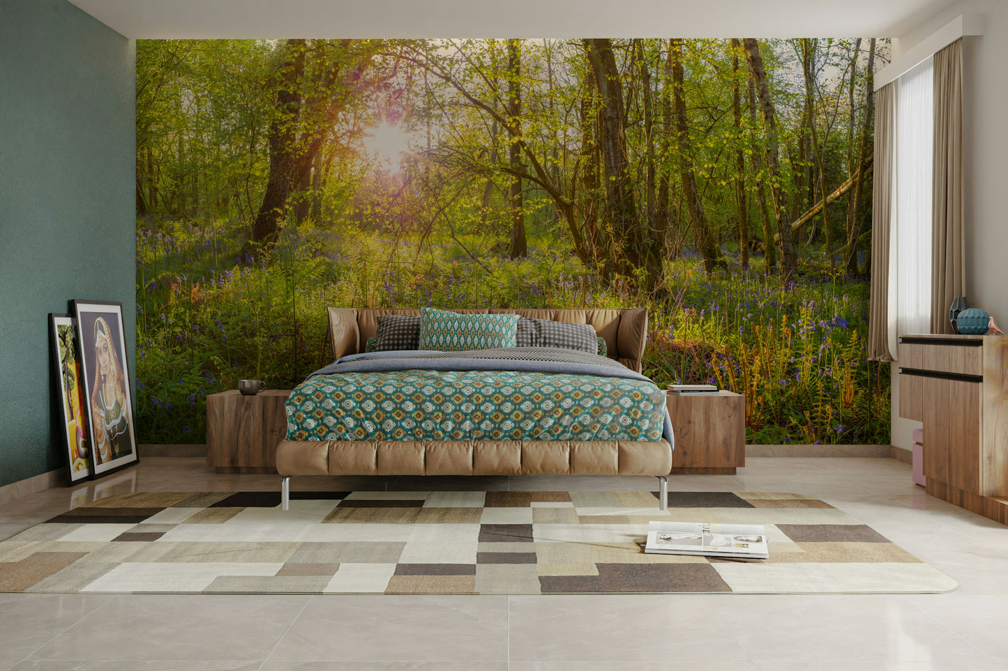 Forest Bloom Wall Mural