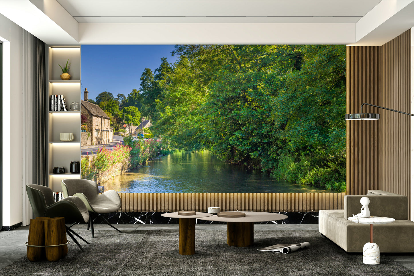 Bibury Stream Wall Mural