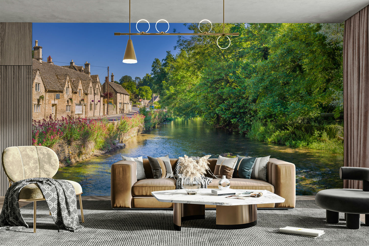 Bibury Stream Wall Mural