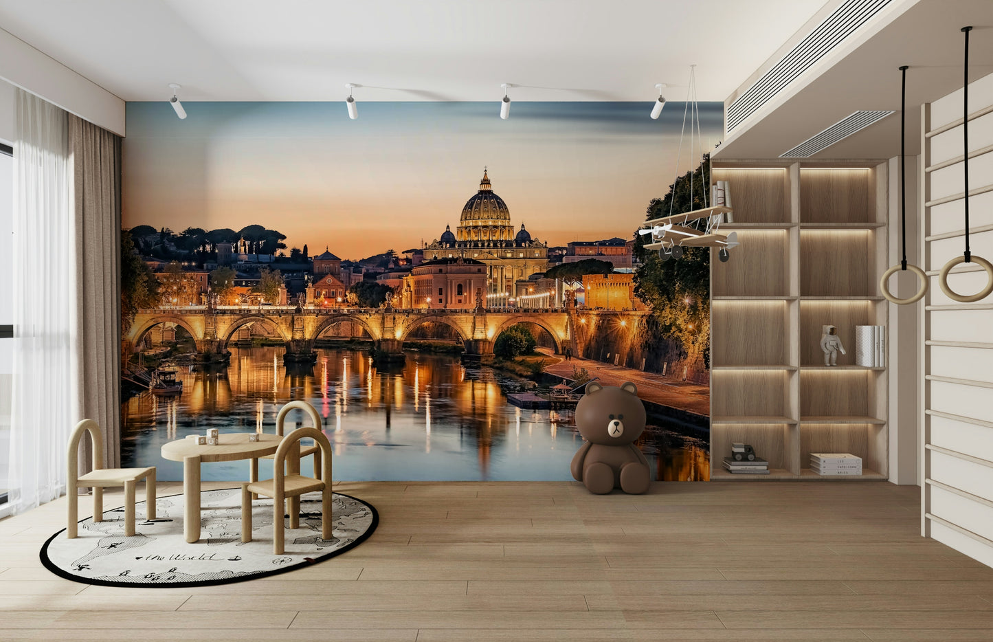 Twilight Over Rome Wall Mural