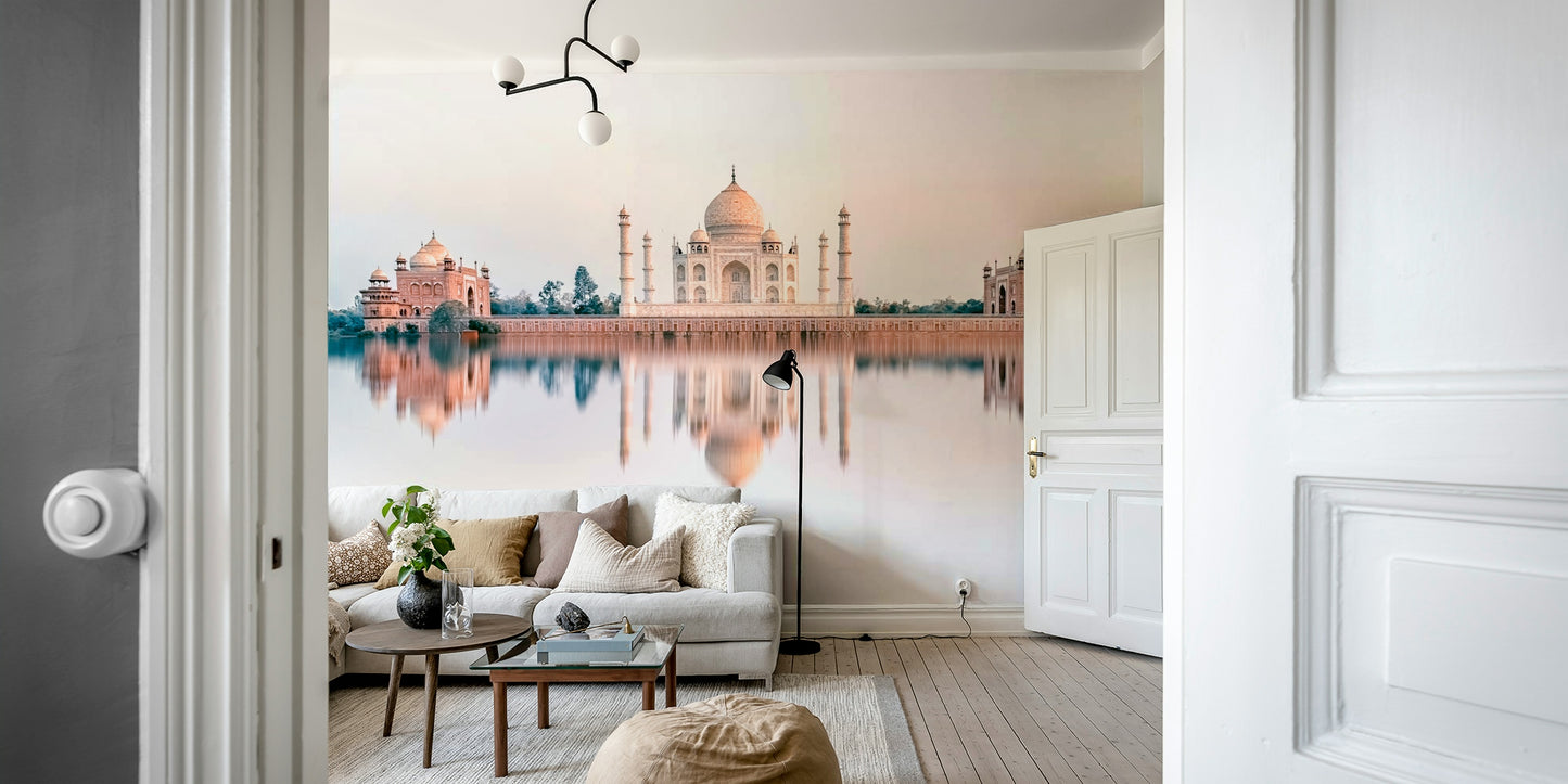 Taj Mahal Reflection Wall Mural