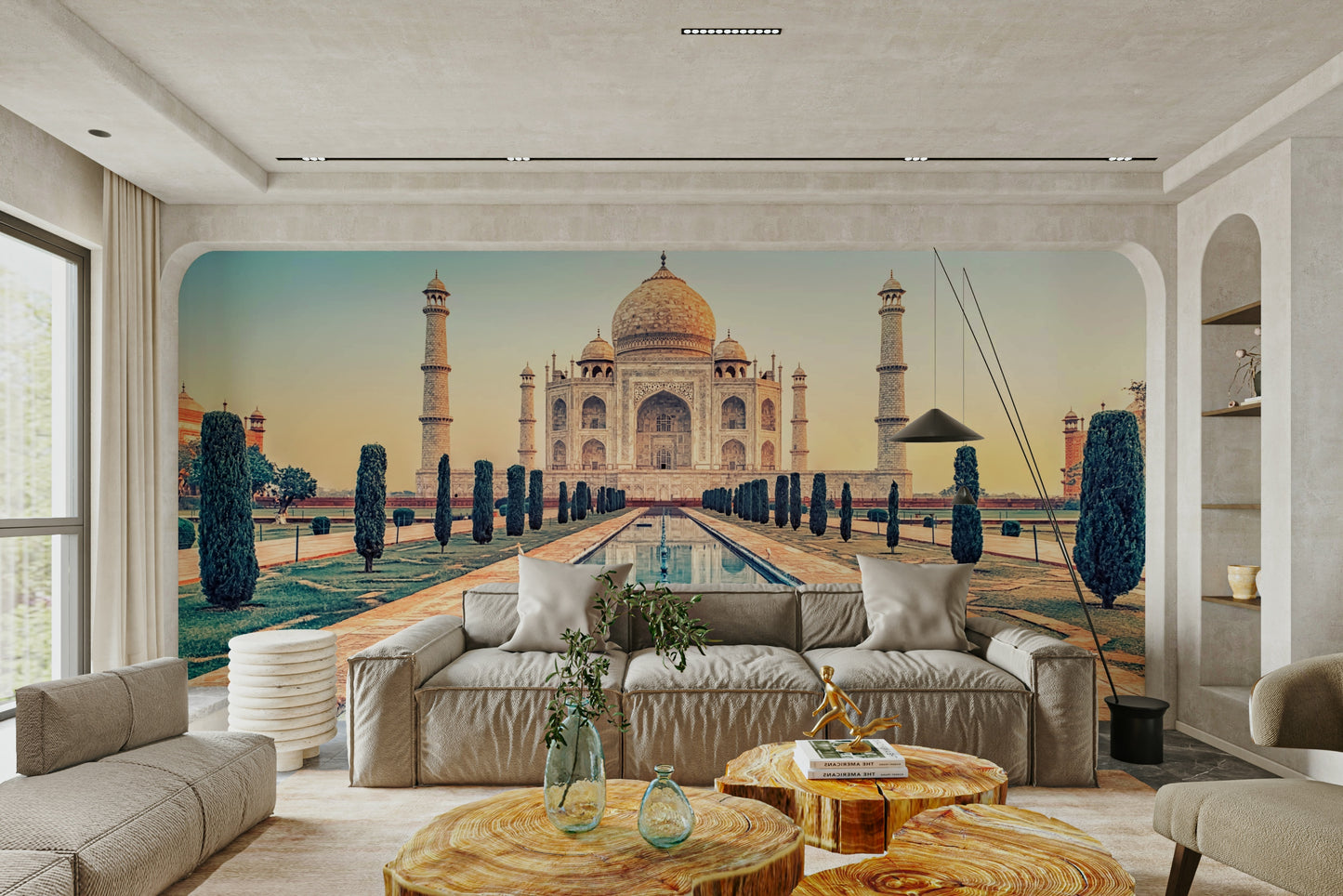 Taj Mahal: Reflection Serenity Wall Mural