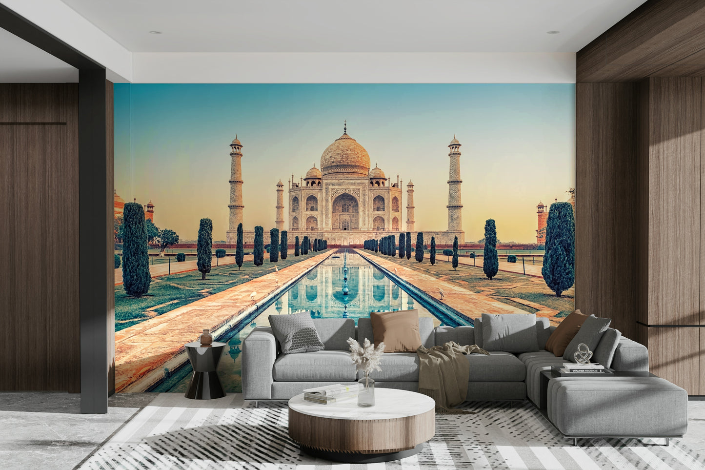 Taj Mahal: Reflection Serenity Wall Mural