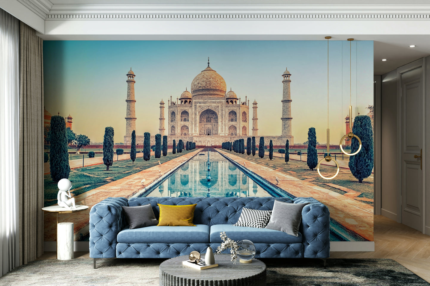 Taj Mahal: Reflection Serenity Wall Mural