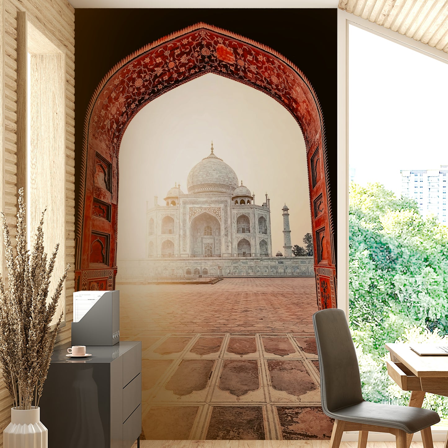 Taj Mahal Vista Wall Mural