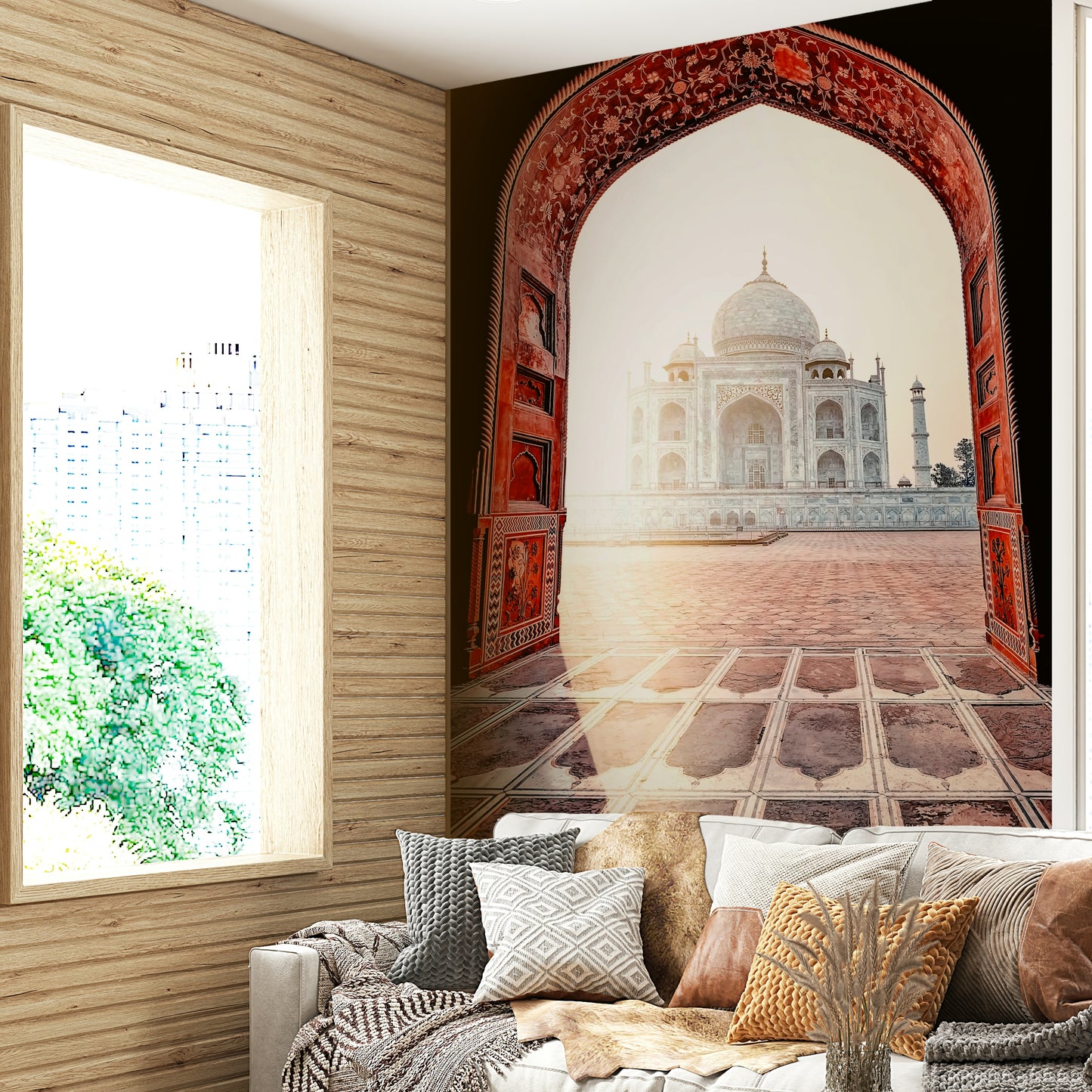 Taj Mahal Vista Wall Mural