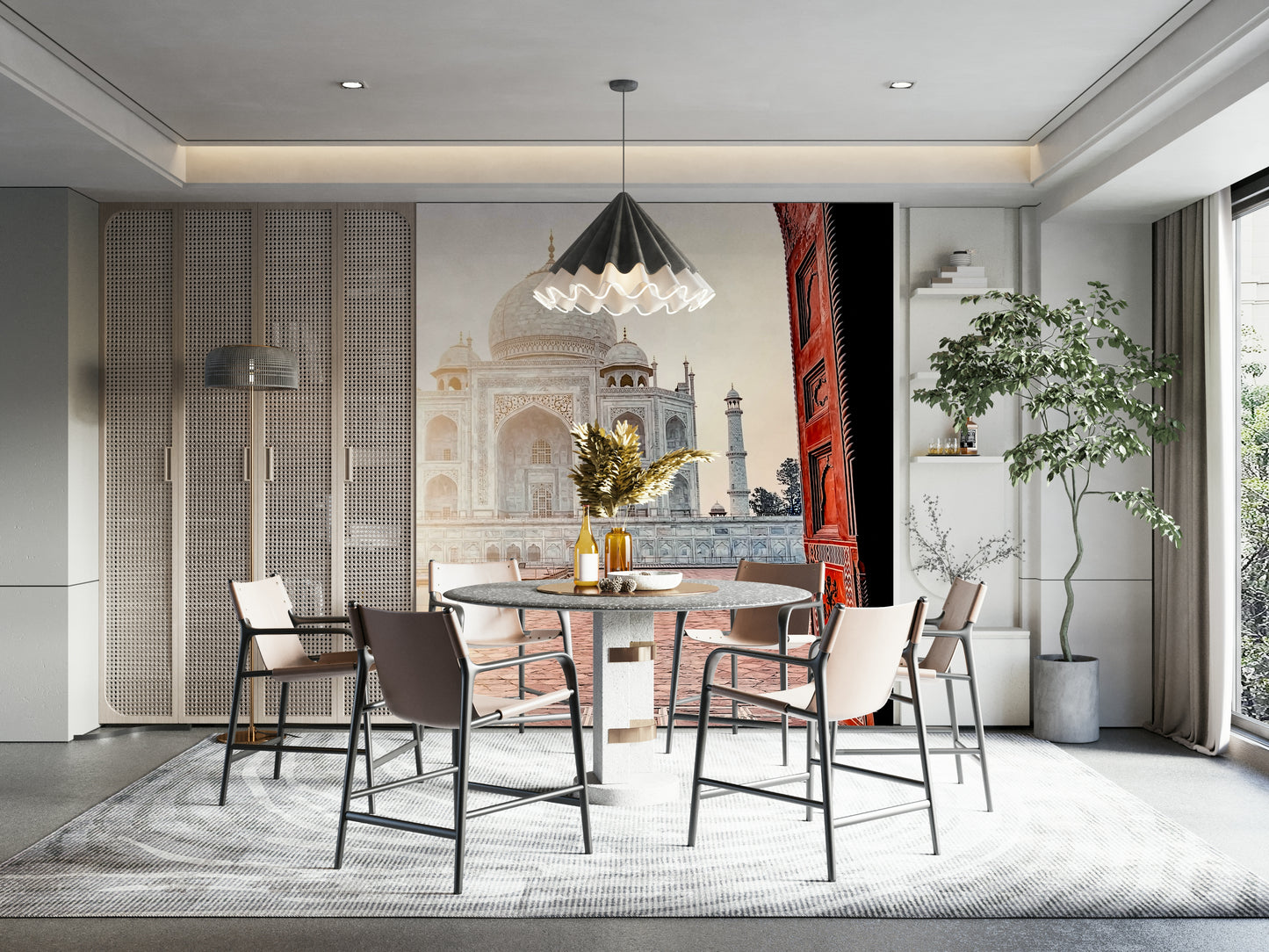 Taj Mahal Vista Wall Mural